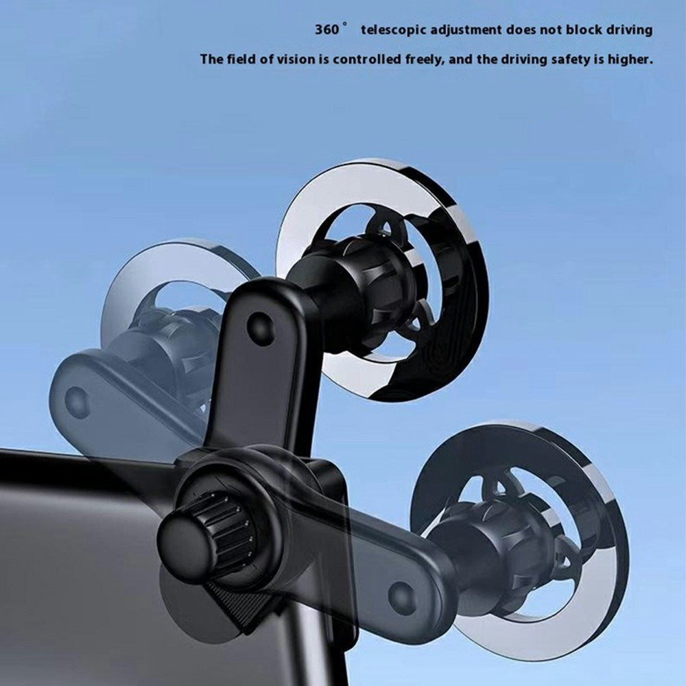 Magnetisk Mobilholder til Tesla Model 3 / Y (2020-22) - MagSafe Kompatibel - Sort