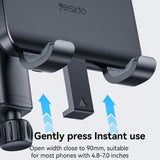 Justerbar Mobilholder - Bil - Sort