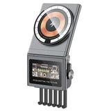 Magnetisk Trådløs Oplader 15W - Tesla Model 3 / Y - Grå / Gennemsigtig