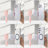 Silikon sugekopp mobilholder m. Stropp - MagSafe-kompatibel - Rosa