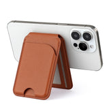 EIDERWOOD Magnetisk Kortholder - 3 Kort - Udfold Ståfunktion - MagSafe Kompatibel - Blå