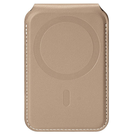 DUX DUCIS Magnetisk Kortholder - 5 Kort - Ståfunktion - MagSafe Kompatibel - Beige