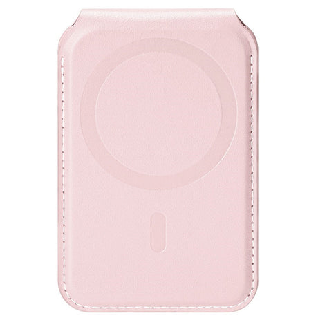 DUX DUCIS Magnetisk Kortholder - 5 Kort - Ståfunktion - MagSafe Kompatibel - Lyserød