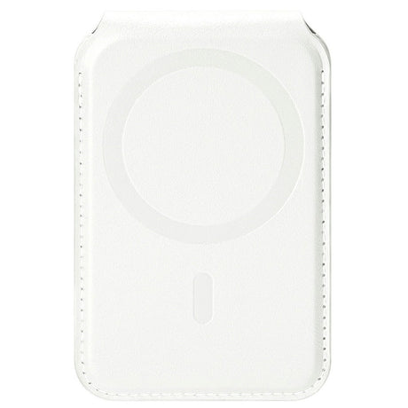 DUX DUCIS Magnetisk Kortholder - 5 Kort - Ståfunktion - MagSafe Kompatibel - Hvid / Grøn