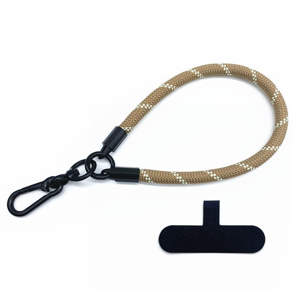 Polyester 30cm Håndledsstrop m. Indlægningsplade - Beige / Hvid