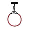 Flettet Polyester Håndledsstrop inkl. Indlægningsplade - 30cm - Rød