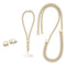 3-i-1 Nylon Strop til Mobil - Beige