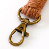 Nøglesnor / Håndledsstrop - 18cm - Tekstil - Blå