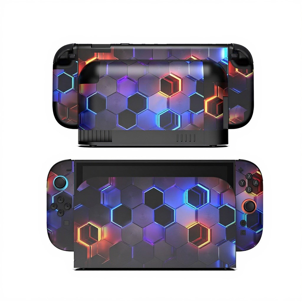 Nintendo Switch 2 - Dekorativ Skin - Full Fit - Honeycomb