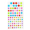 Selvklæbende Krystal 3D Stickers - 88 stk - Blomster