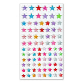 Selvklæbende Krystal 3D Stickers - 88 stk - Stjerner