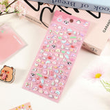 Mini 3D Bubble Foam Stickers - Blandet Havdyr