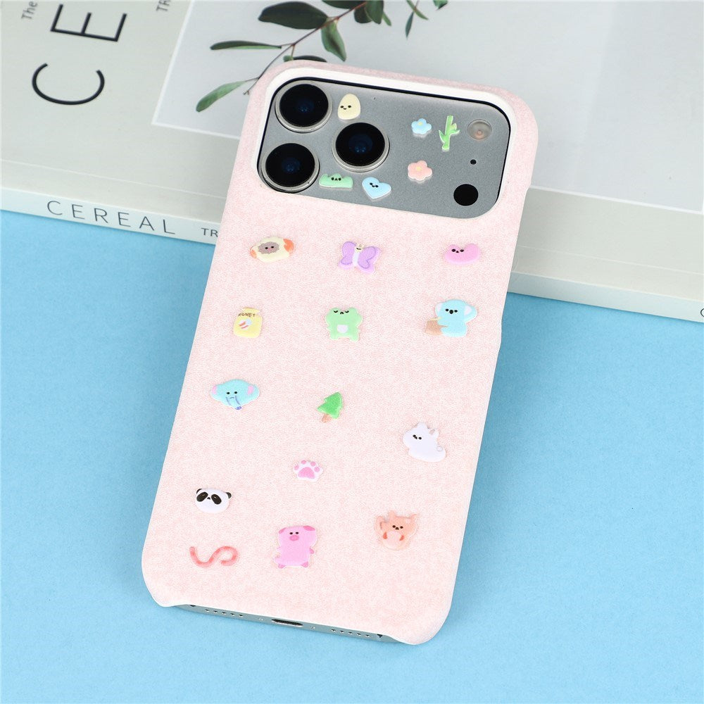 Mini 3D Bubble Foam Stickers - Mobil / Kameraudsnit - Blandet Dyr