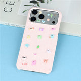 Mini 3D Bubble Foam Stickers - Mobil / Kameraudsnit - Blandet Dyr