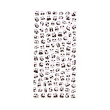 Mini 3D Bubble Foam Stickers - Mobil / Kameraudsnit - Små Pandaer