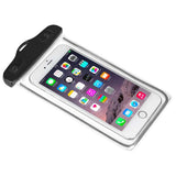 Gear Waterproof Mobile Case - Universal 5.5" - Myk TPU-skjerm - Svart / Gjennomsiktig