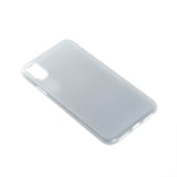iPhone XS Max GEAR Semi Transparent Fleksibelt Plast Mobil Cover - Hvid