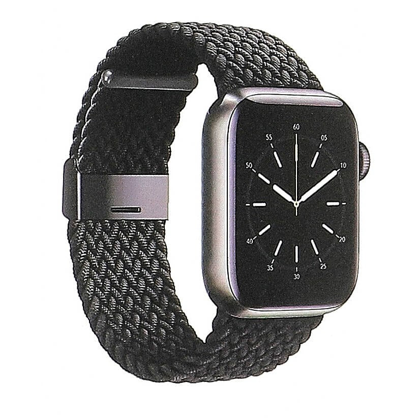 Apple Watch (38/40/SE/41/42mm) GEAR Braided Watch Band - Svart
