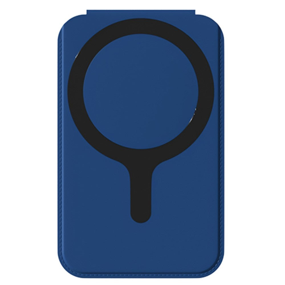 Magnetisk Kortholder - Spejl & Ståfunktion - Blå