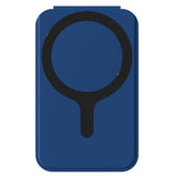 Magnetisk Kortholder - Spejl & Ståfunktion - Blå