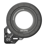 AULUMU Magnetisk Roterbar & Justerbar Mobilholder - MagSafe Kompatibel - Sort