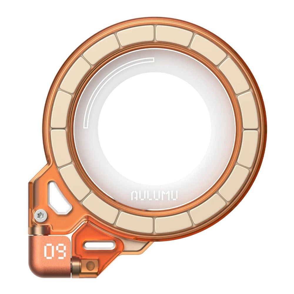AULUMU Magnetisk Roterbar & Justerbar Mobilholder - MagSafe Kompatibel - Orange