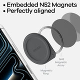 AULUMU Magnetisk MagSafe Klistermærke - Grå