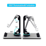 Roterbart aluminiumstativ for nettbrett / mobil - Space Grey