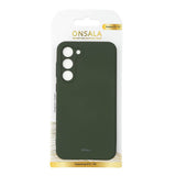 Samsung Galaxy S23+ (Plus) GEAR Onsala Silikon Bakdeksel - Mørkegrønn