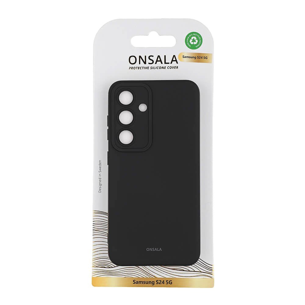 Samsung Galaxy S24 Onsala Silikone Bagside Cover - Black