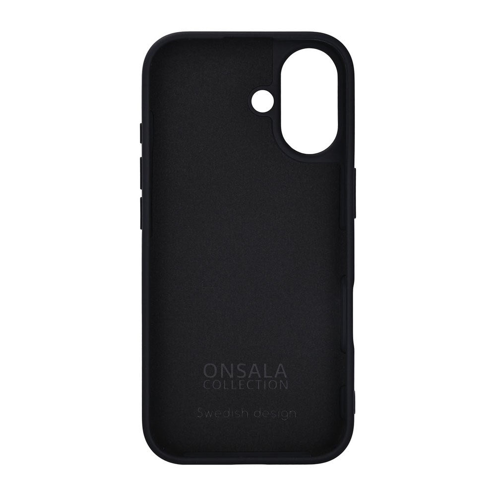 Onsala iPhone 17 Silikone Bagside Cover - Black