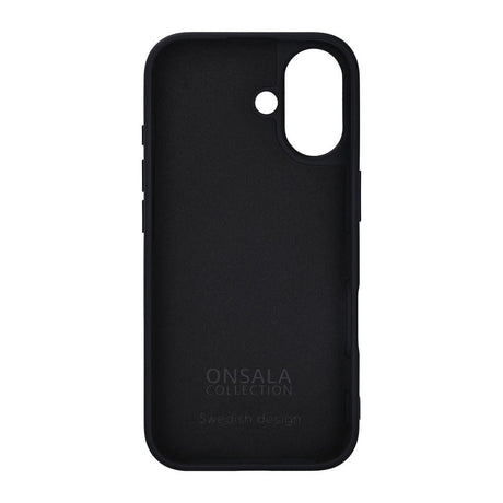 Onsala iPhone 17 Silikone Bagside Cover - Black