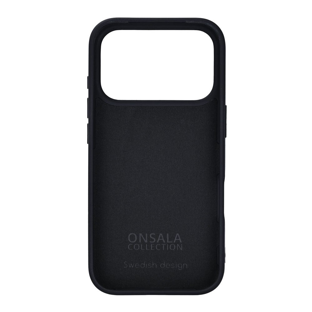 Onsala iPhone 17 Pro Silikone Bagside Cover - Black