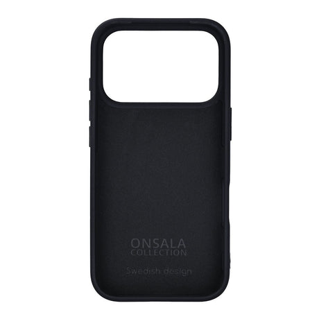 Onsala iPhone 17 Pro Silikone Bagside Cover - Black