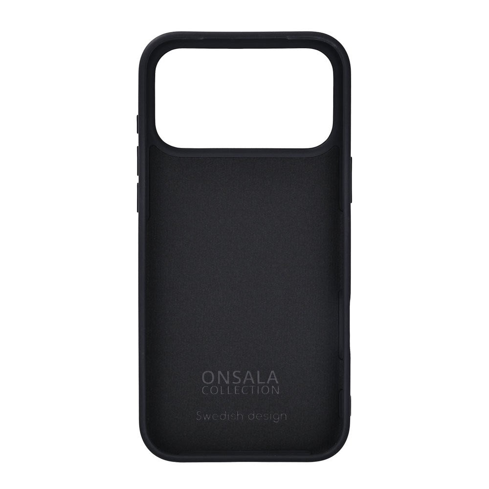 Onsala iPhone 17 Pro Max Silikone Bagside Cover - Black