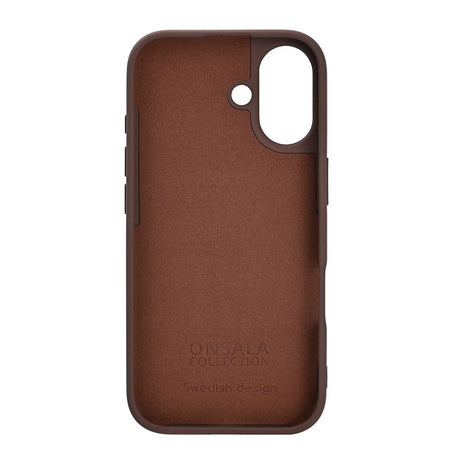 Onsala iPhone 17 Silikone Bagside Cover - Chocolate