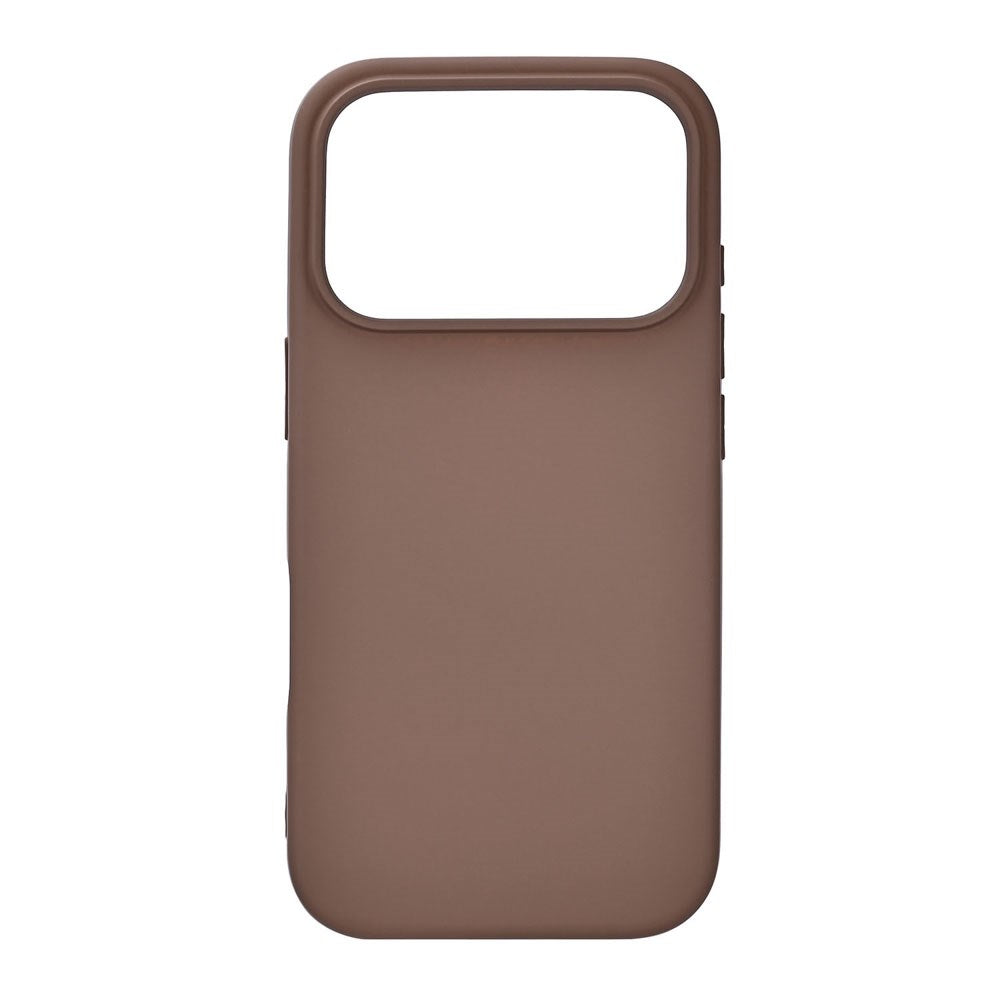 Onsala iPhone 17 Pro Silikone Bagside Cover - Chocolate