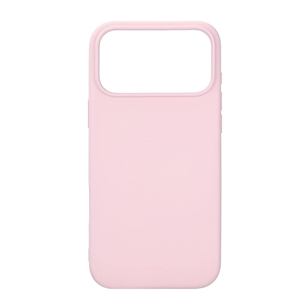 Onsala iPhone 17 Pro Max Silikone Bagside Cover - Chalk Pink
