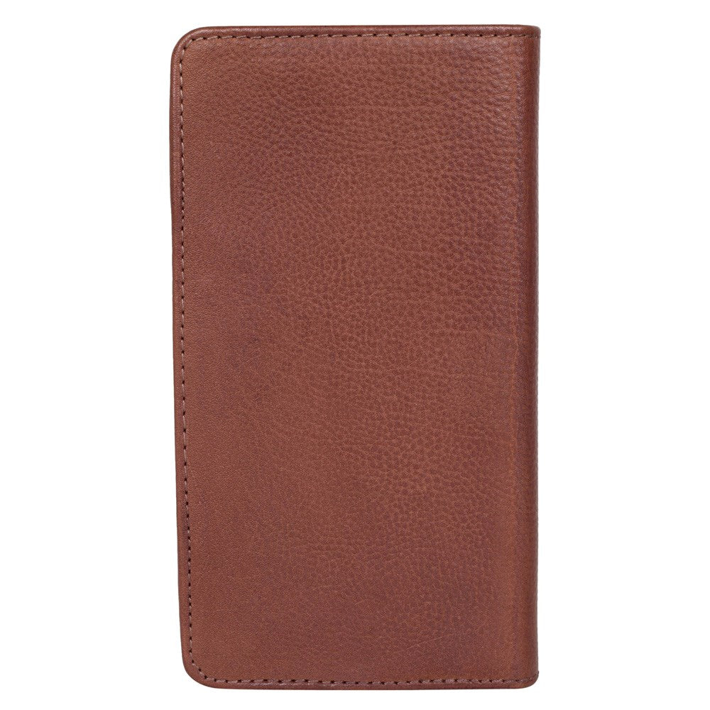 Buffalo Wallet Universal Etui m. Kortholder - Ægte Læder - (Maks. Mobil: 160 x 75mm) - Brun
