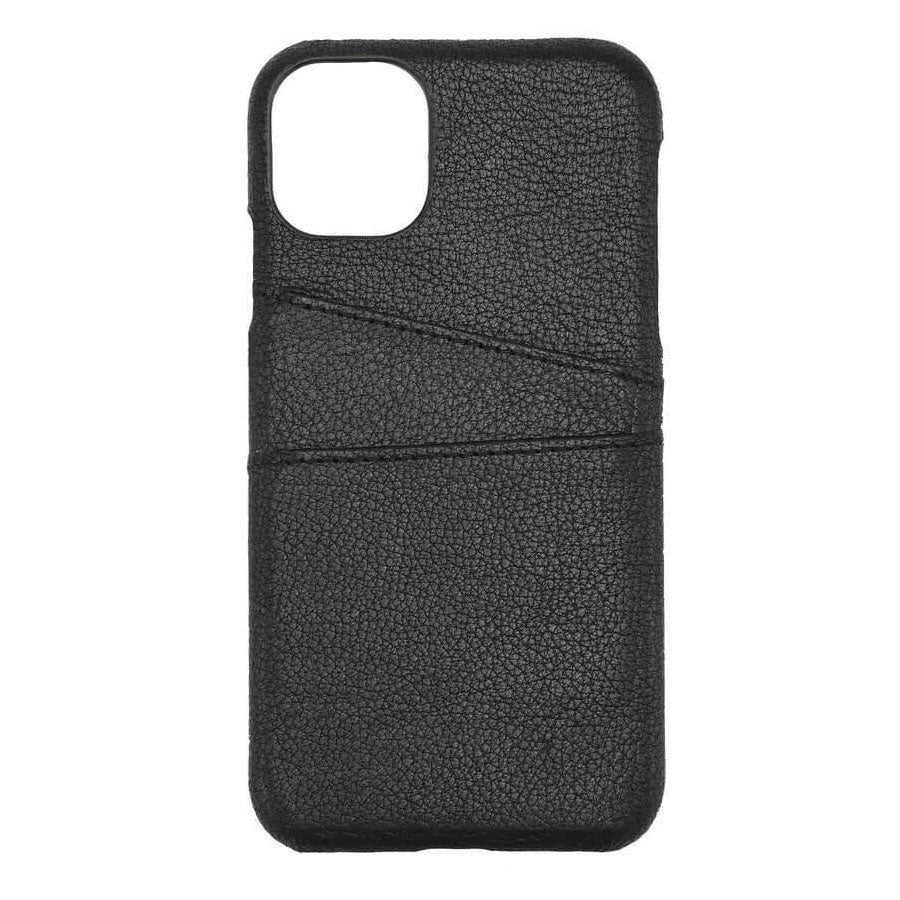 iPhone 11 GEAR Onsala Collection mobildeksel m. Kortholder / Skinn - Sort