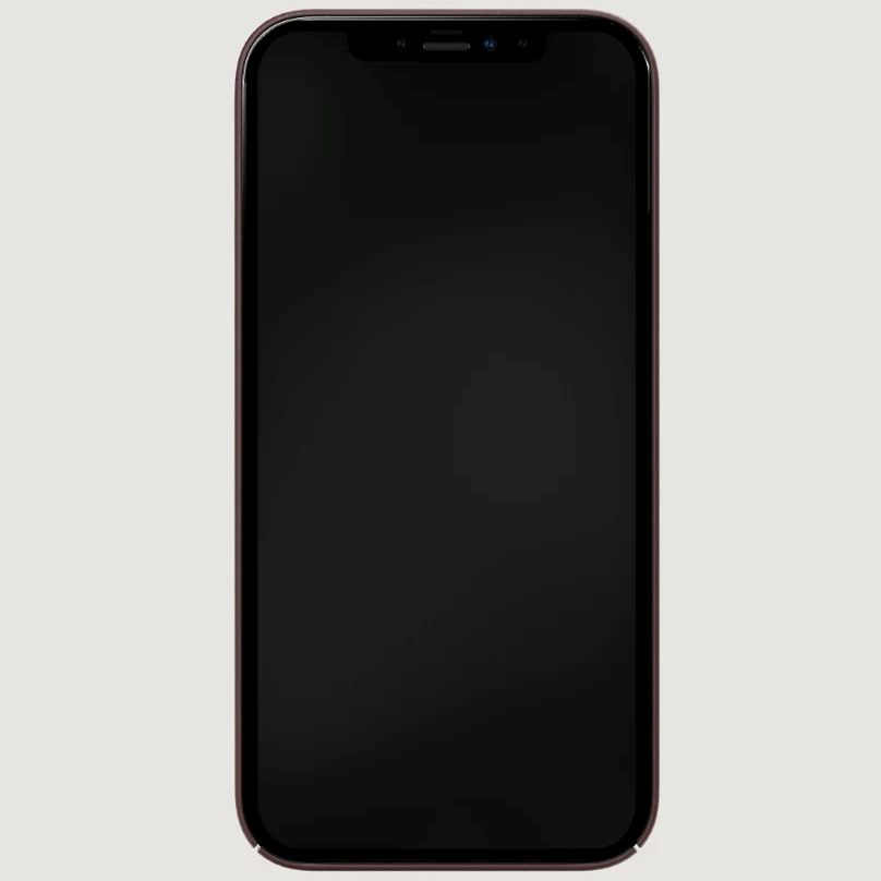 Nudient Thin Case V3 iPhone 13 Bakdeksel - Sangria Rød