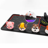 Bil Dashboard Mobilholder med dyrefigurer - Anti-skli - Svart