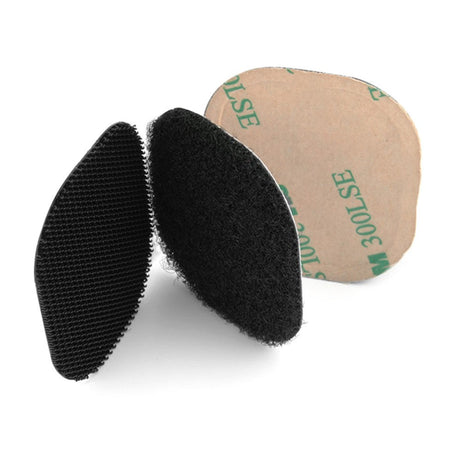 AirTag Holder / Deksel m. Borrelås - Svart