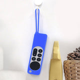 Apple Siri Remote Silikone Cover (2. & 3. gen.) m. Strop - Blå