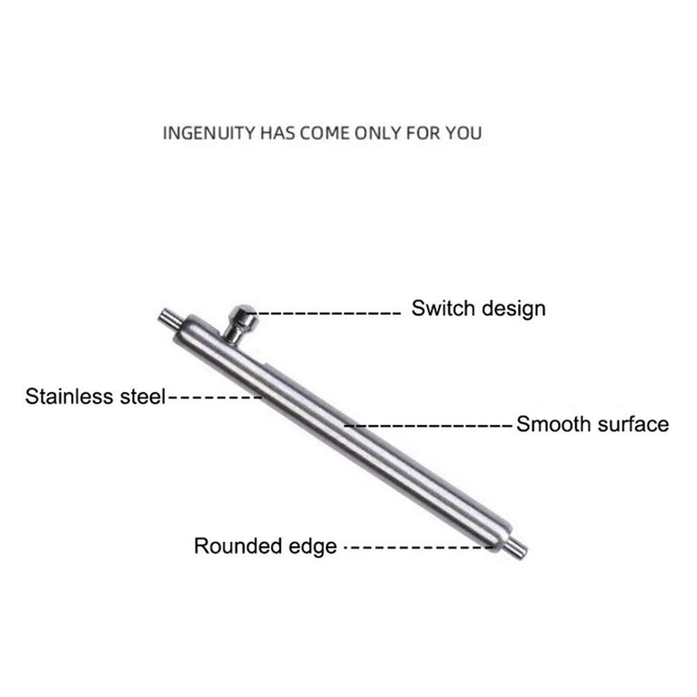 14mm Smartwatch Metal Stifter m. Quick Release System - 2 stk.