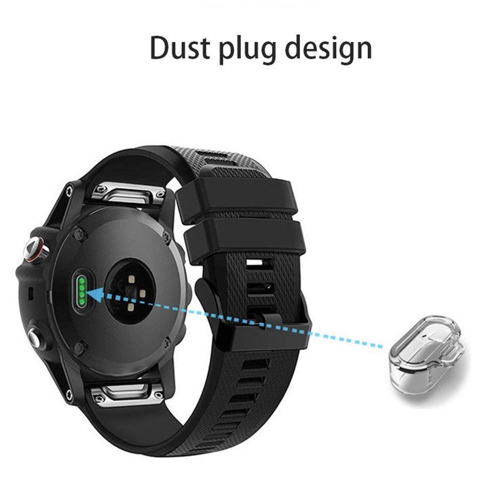 Støvbeskyttelsesprop til Garmin Forerunner 955 / 255 / 255S - Sort
