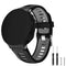 Universal Garmin Forerunner interlaced stropp svart / grå