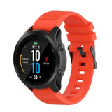 Universal Garmin Grooved Silikon 22mm QuickFit Strap - Oransje