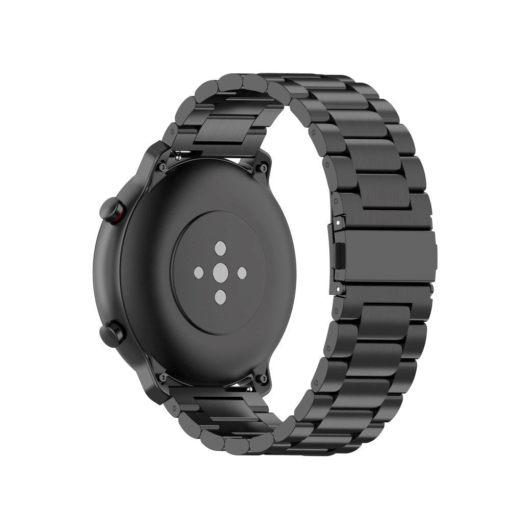 Rem for Smartwatch - Rustfritt stål (22mm) - Svart