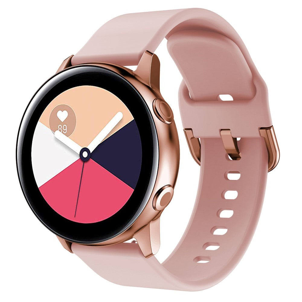 Smartwatch silikonrem (20mm) - Rosa